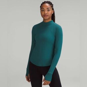 Lululemon Rulu Running Long-Sleeve Mock Neck Shirt Size: 4